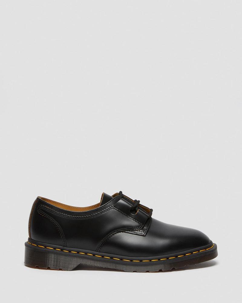 Dr Martens 1461 Ghillie Læder Oxford Sko Dame Sort | DK 347RVD